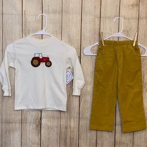 NWT Bailey Boys Tractor Outfit